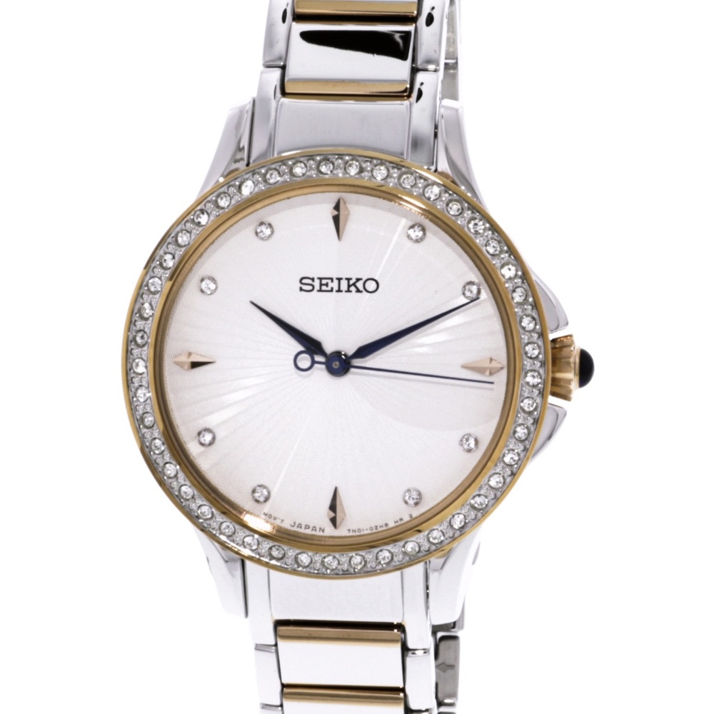 Seiko Women's  Silver Quartz Fashion Watch